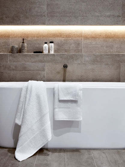 Regent Bath Towels | White