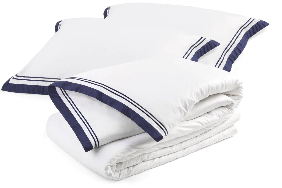 Manhattan Duvet Cover Set | Navy