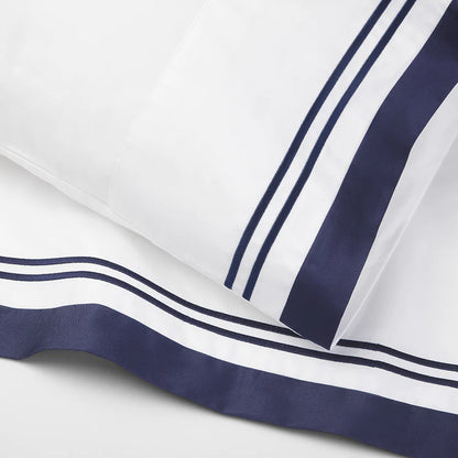 Manhattan Duvet Cover Set | Navy