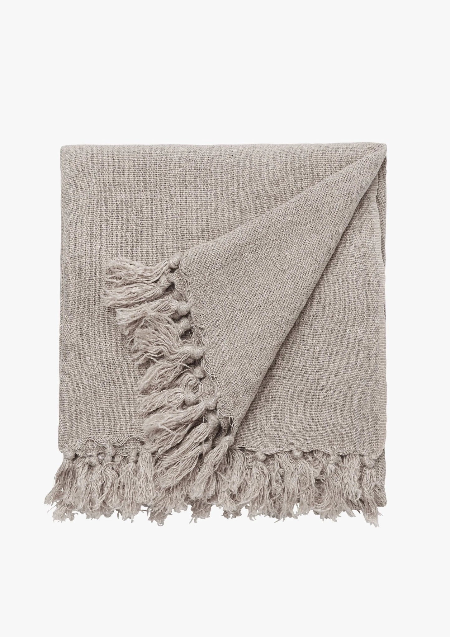 Pure Linen Throw | Oatmeal