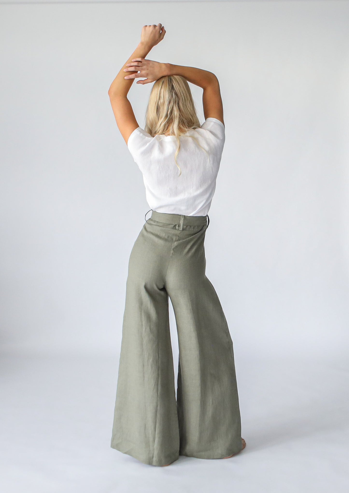Cooper Linen Pants | Olive