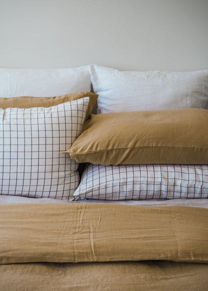 Sand Linen Pillowcases | Made in Europe