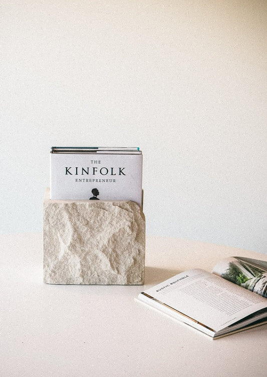 KRISTINA DAY Magazine Keeper | Sandstone