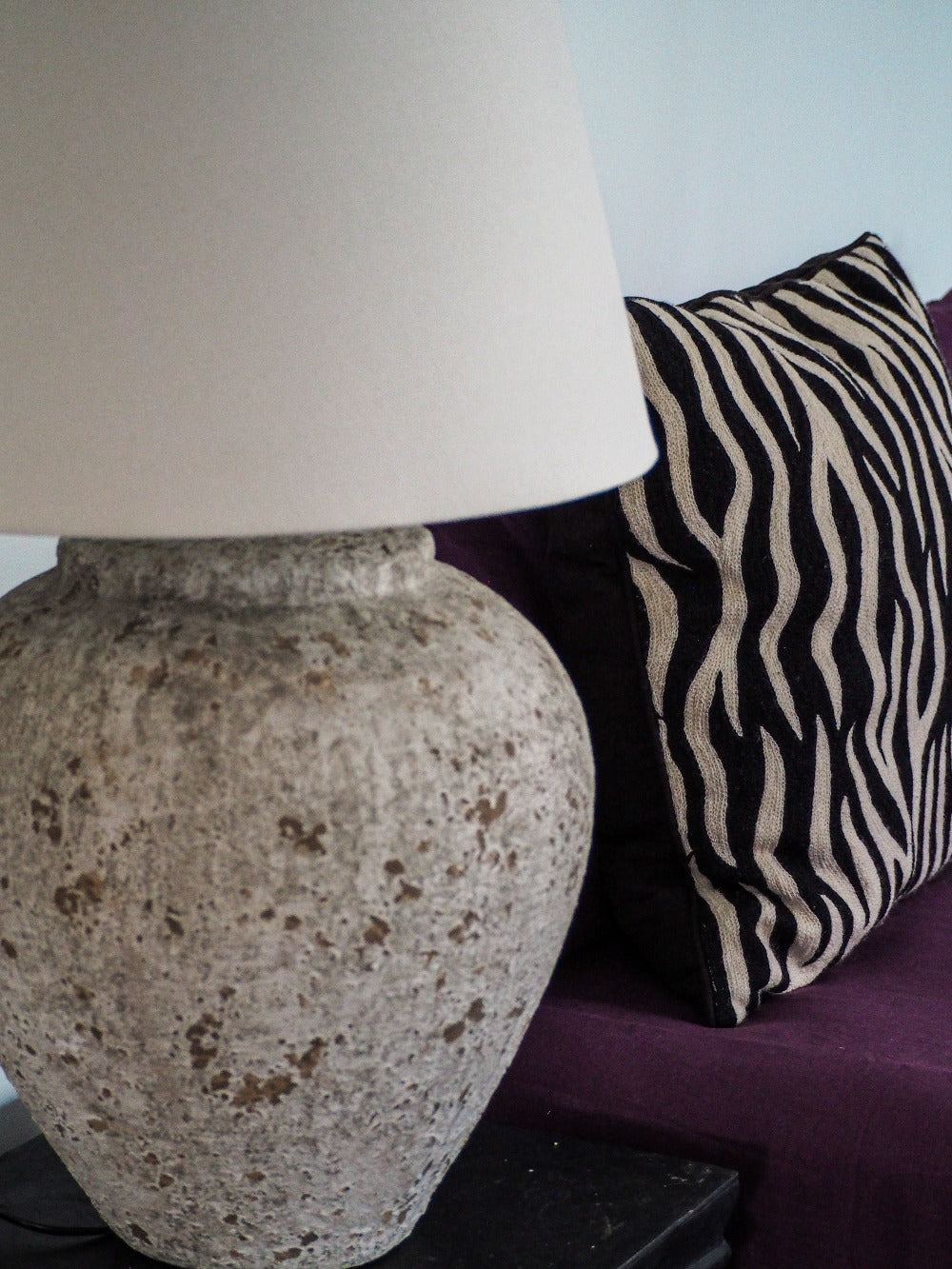 Oatmeal Tapered Drum Lampshade | 46cm