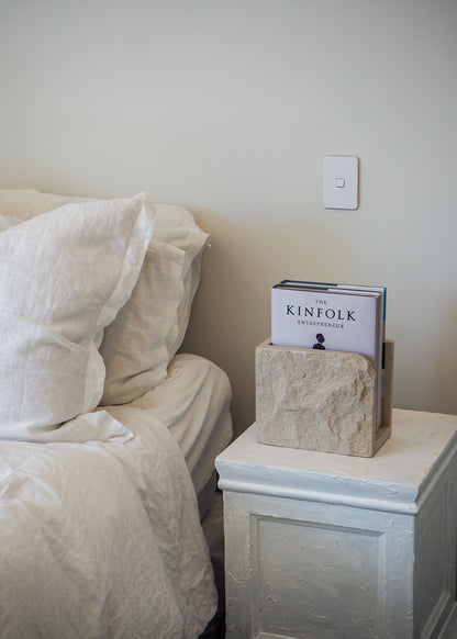 KRISTINA DAY Magazine Keeper | Sandstone