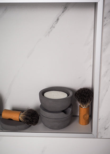 Concrete Shaving Kit | Dark Grey