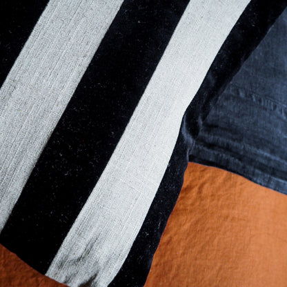 Etro Stripe Cushion| Black