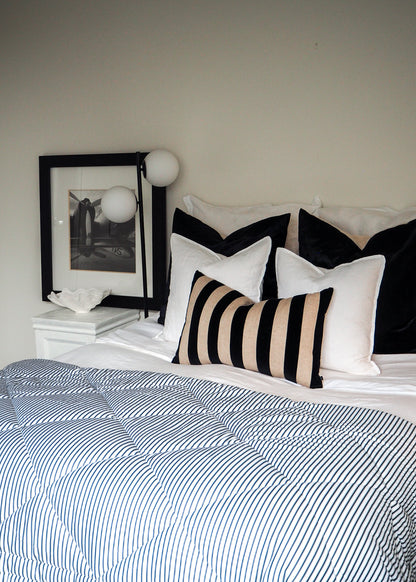 Etro Stripe Cushion | Black