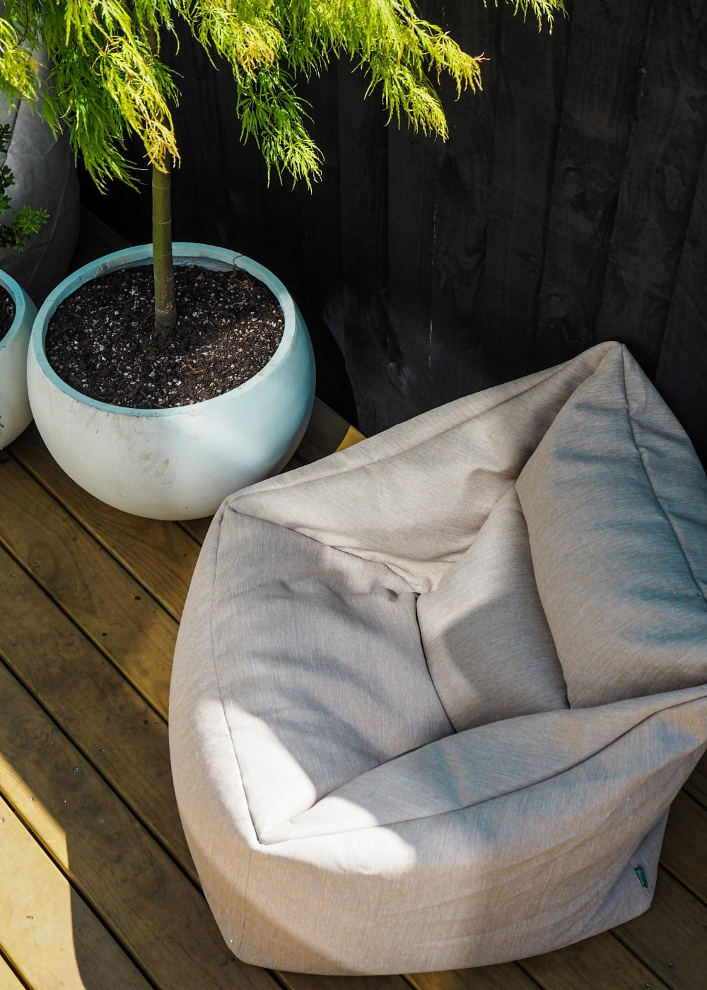 Outdoor Bean Bag Chair | Natural