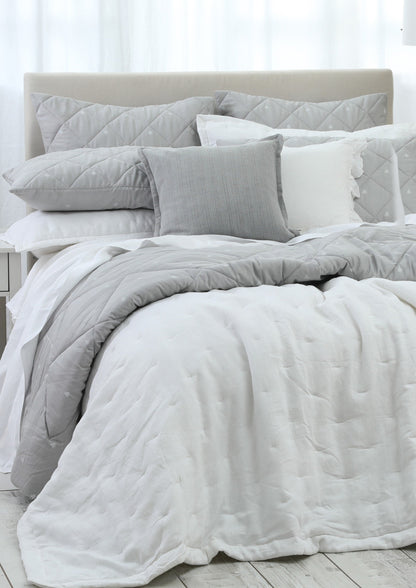 Linen Bedspread | White