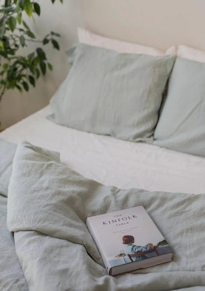 Duck Egg Linen Duvet | Made in Europe