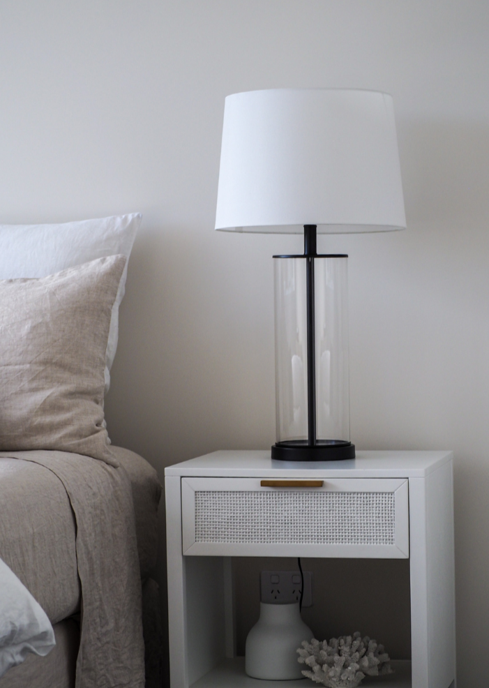 Lincoln Bedside Table | White