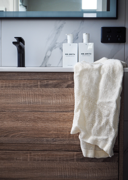 Hand Woven Linen Bath Towels | Ivory
