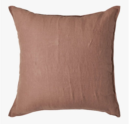 French Linen Pillowcases  | Rose