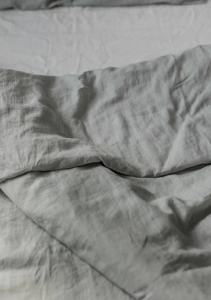 Duck Egg Linen Duvet | Made in Europe