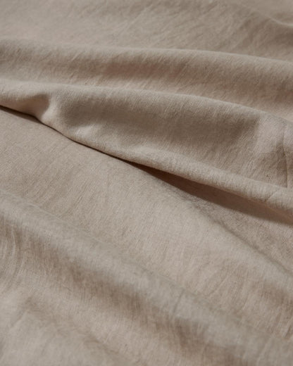 French Flax Linen Duvet Cover | Sandy Beige