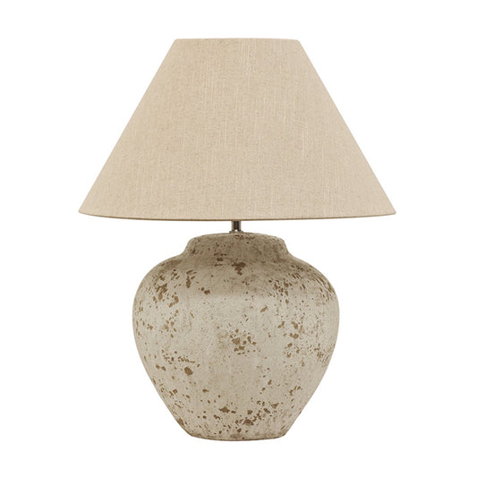 TUSCAN STONE LAMP BASE | Medium