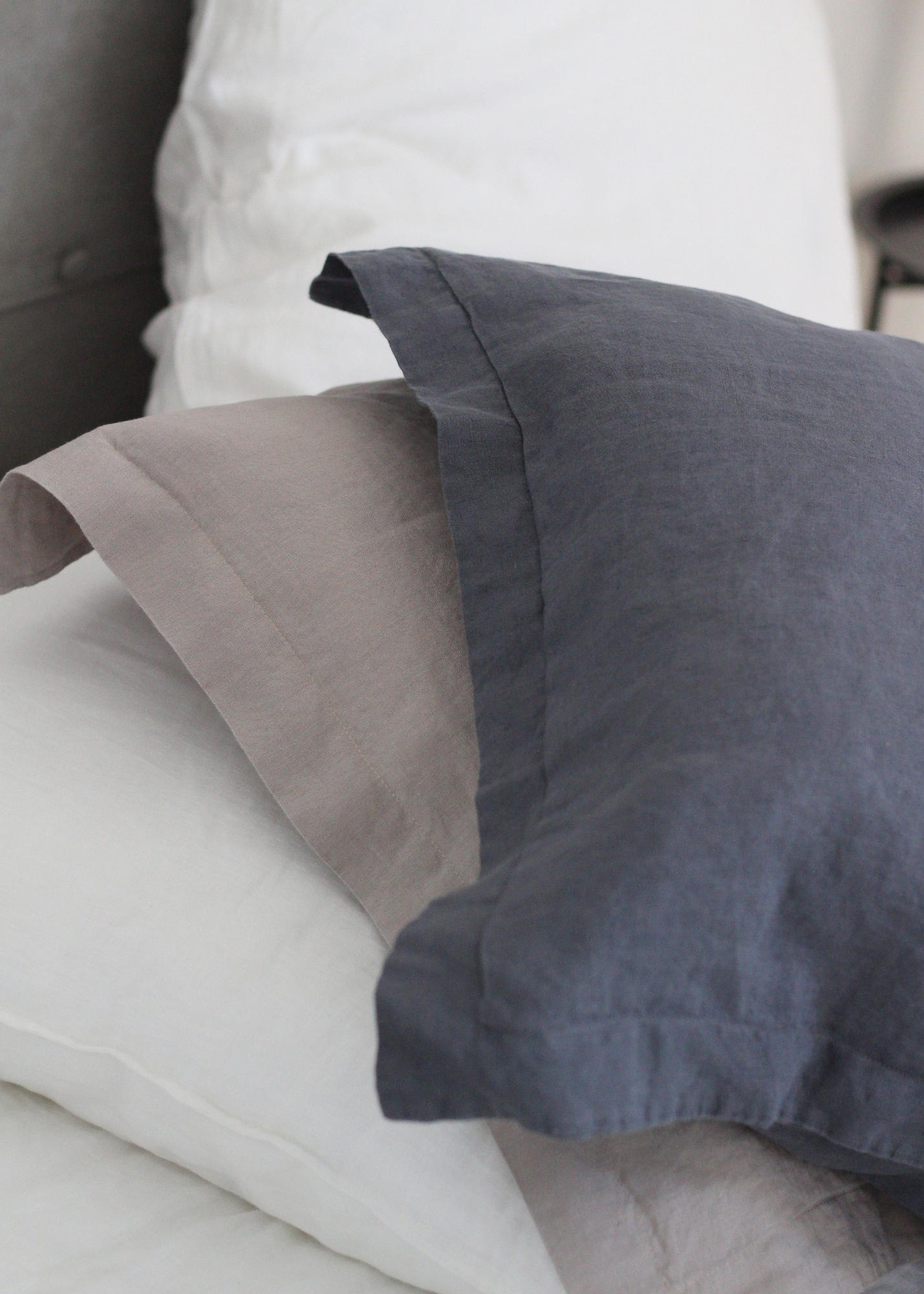 Majeste® Linen Pillowcases | Soft Taupe | Made in Europe