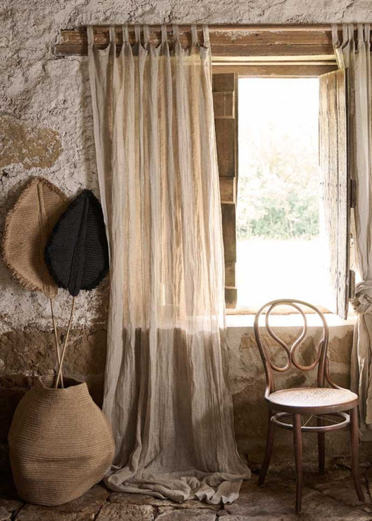 Sheer Linen Curtains | Natural