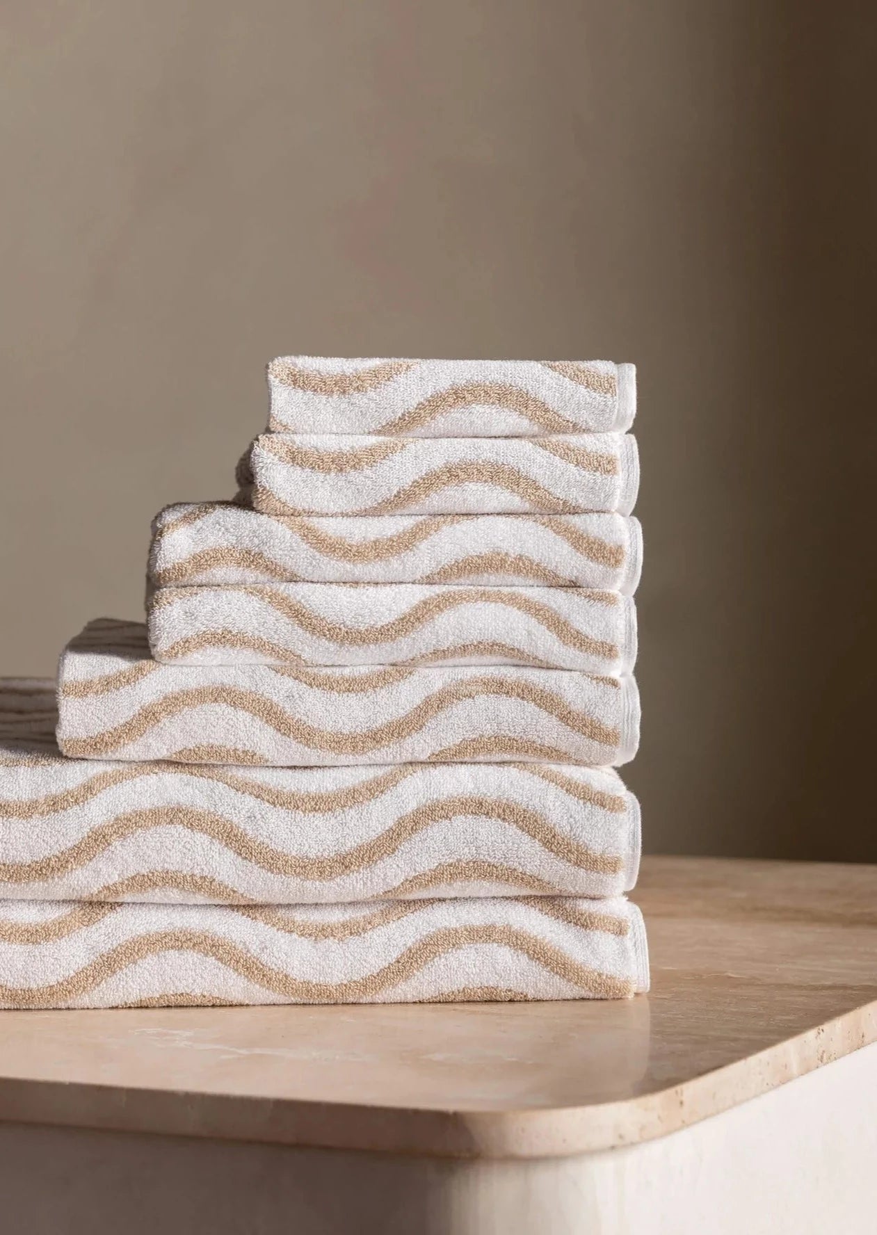 Wave Towels | Natural