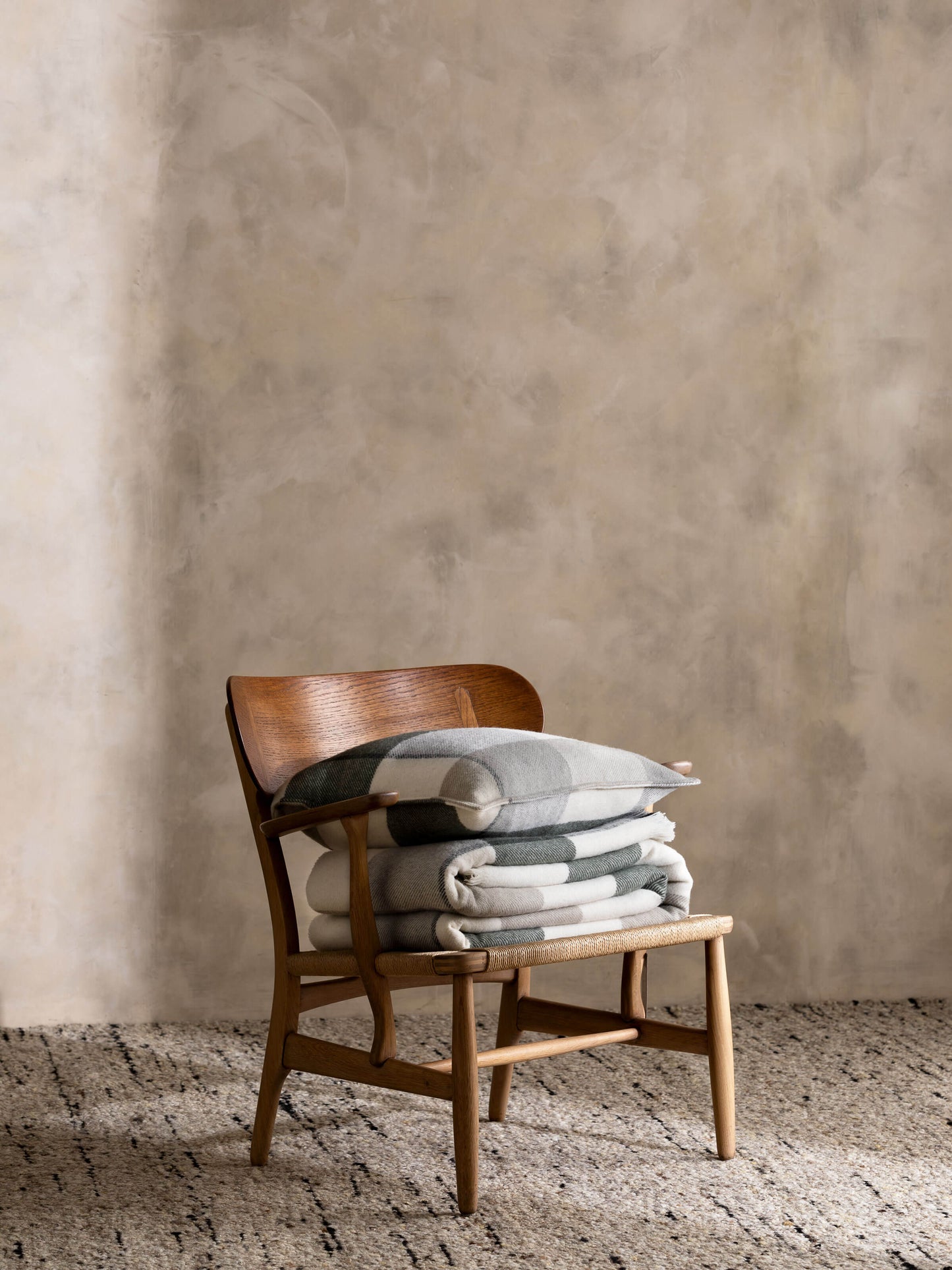 Alby Wool Cushion | Eucalypt