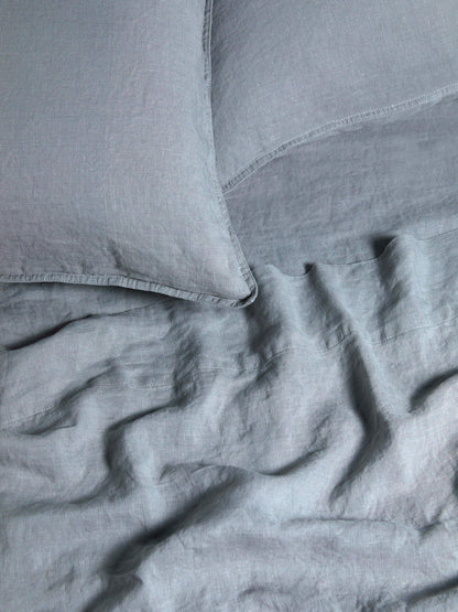 French Linen Sheet Set | Storm