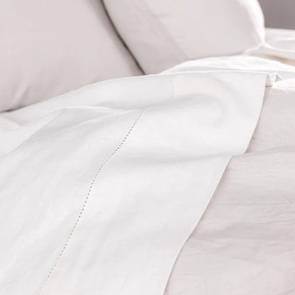 Union Duvet Cover Sets | Linen/Cotton Mix | Hemstitching Detail