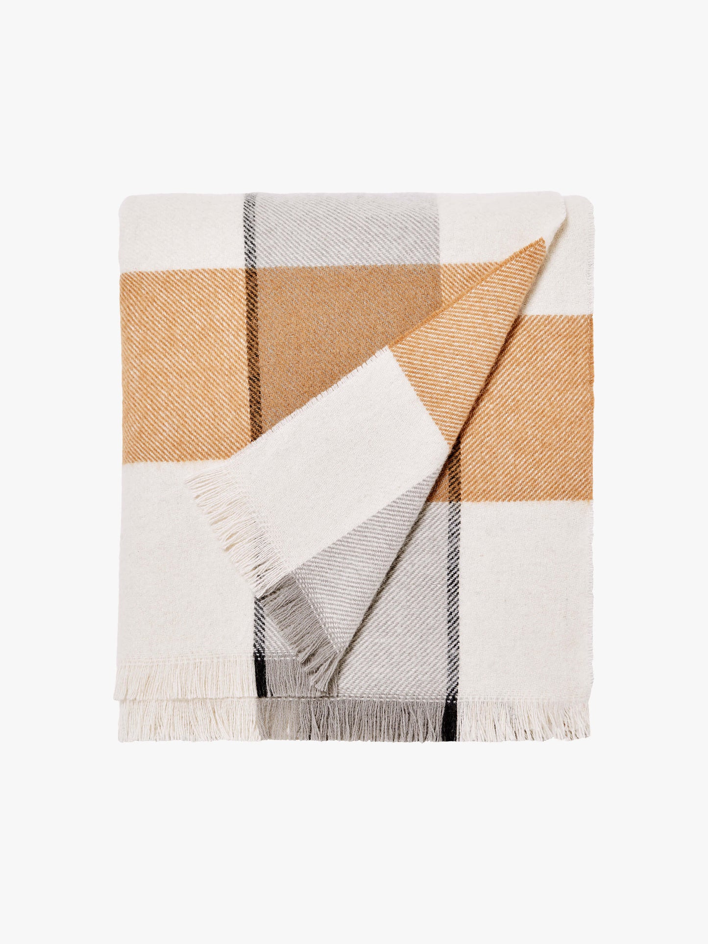 Alby Wool Blanket | Toffee