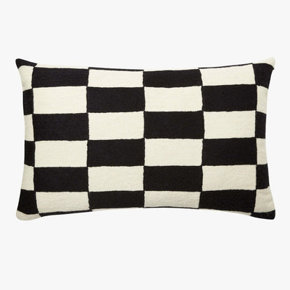 Checkers Cushion | Black