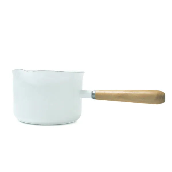 ENAMEL Mini Saucepan  | White