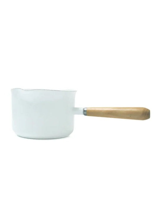 ENAMEL Mini Saucepan  | White