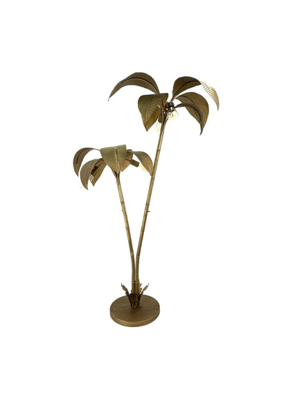 Double Palm FLOOR LAMP | Gold