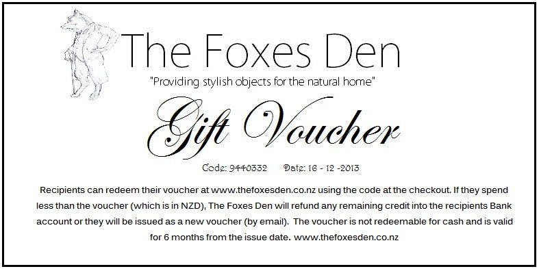 The Foxes Den | Gift Card