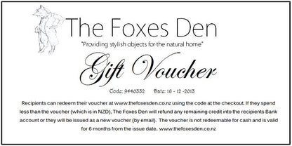 The Foxes Den | Gift Card