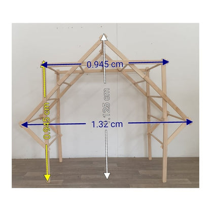 The Baby Grandad | Wooden Clothes Drying Rack