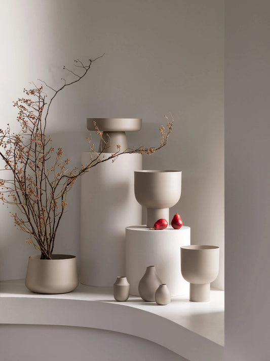 Iron Planter | Latte