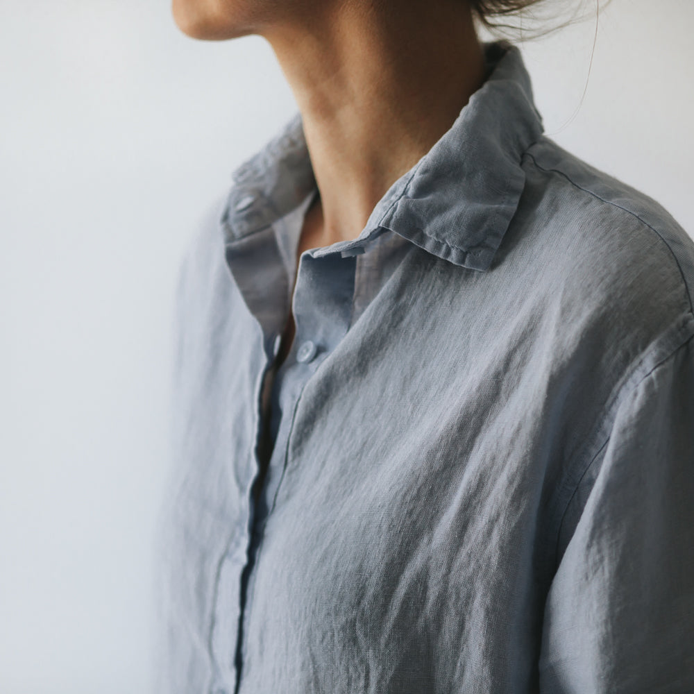 Linen Shirt | Blue