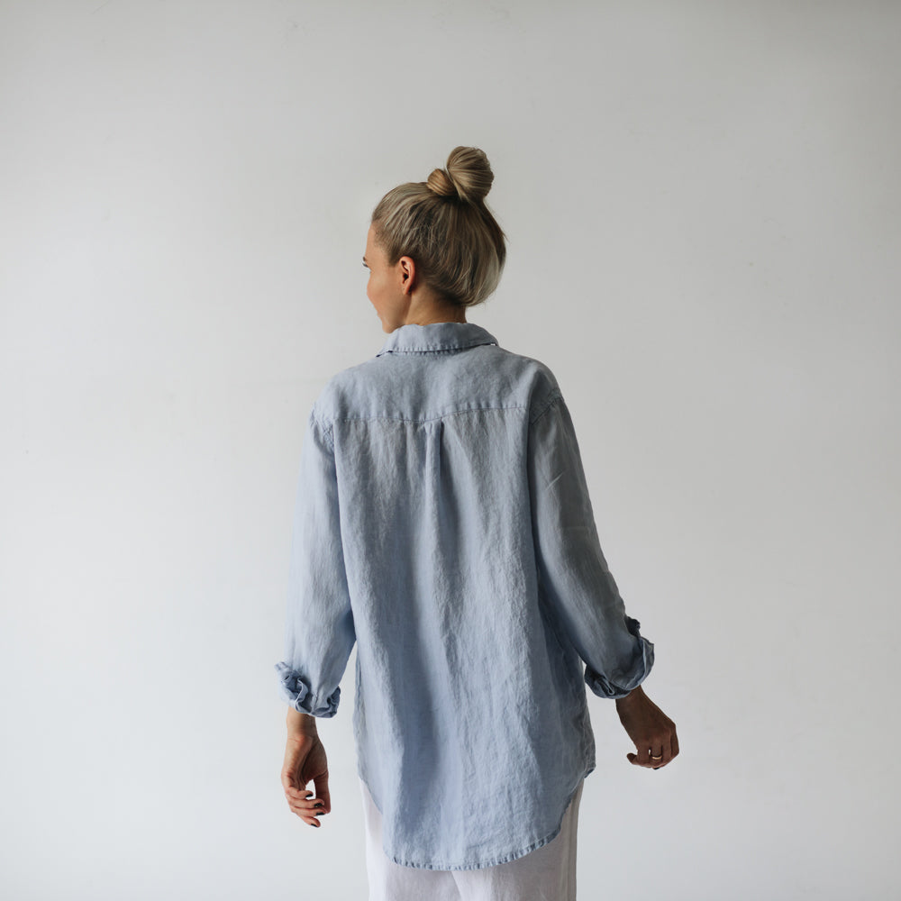 Linen Shirt | Blue