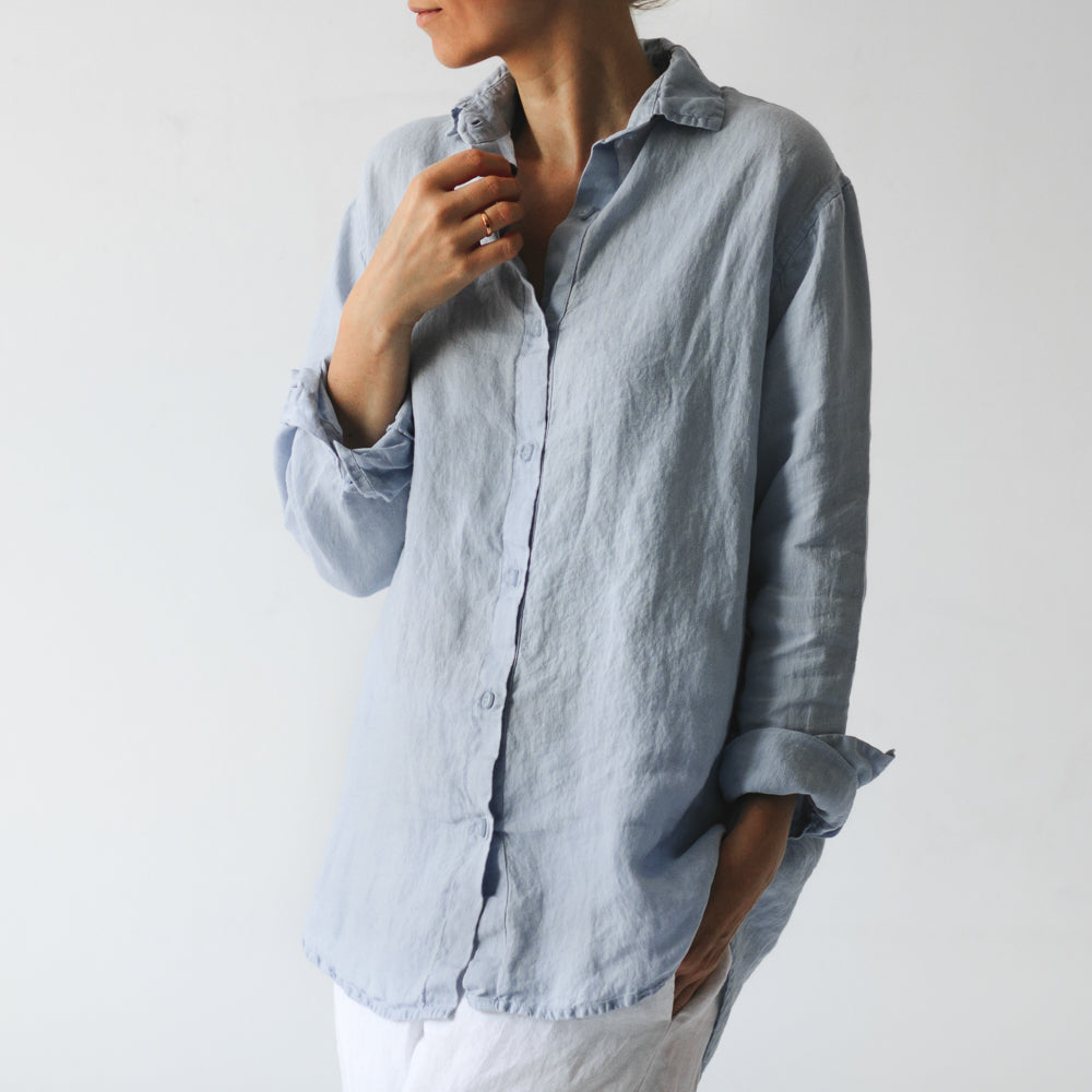 Linen Shirt | Blue