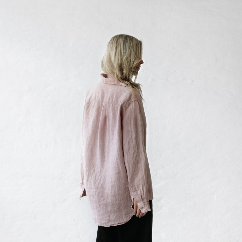 Linen Shirt | Dusky Pink