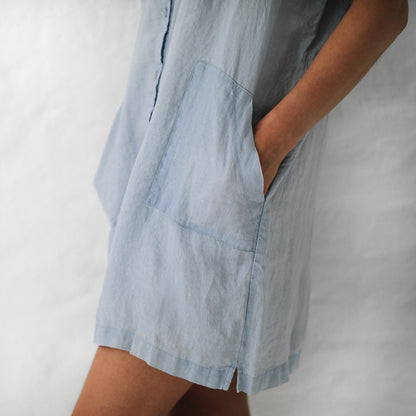 Linen tunic | Light Blue