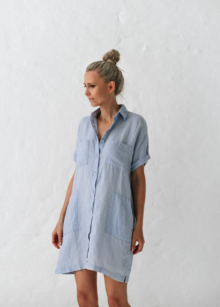 Linen tunic | Light Blue