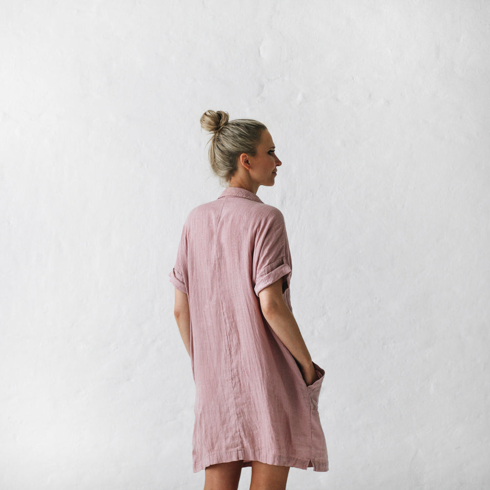 Linen tunic | Dusky Pink