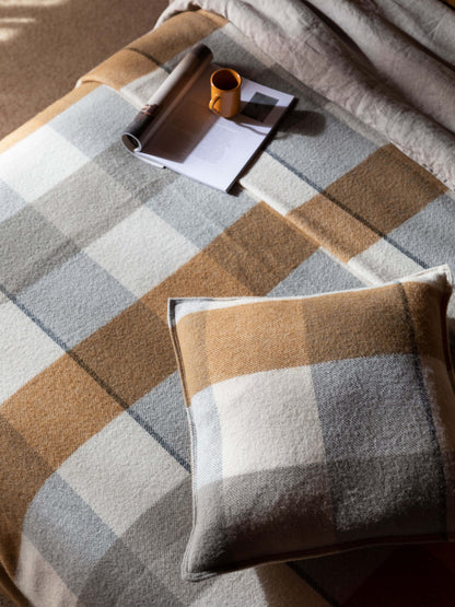 Alby Wool Blanket | Toffee