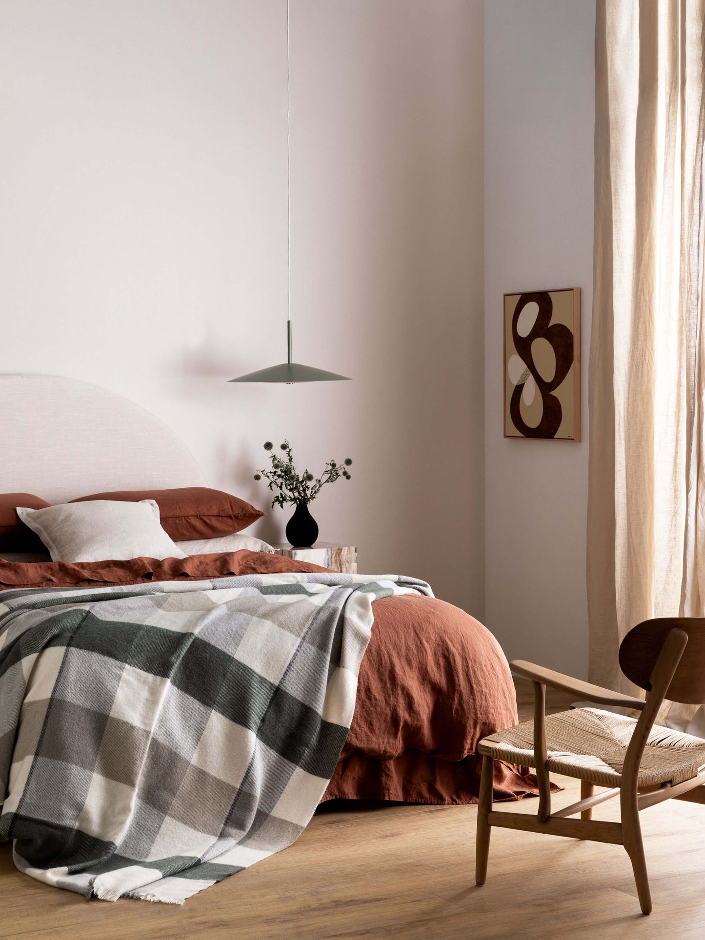 Echo Linen Cushion | Natural