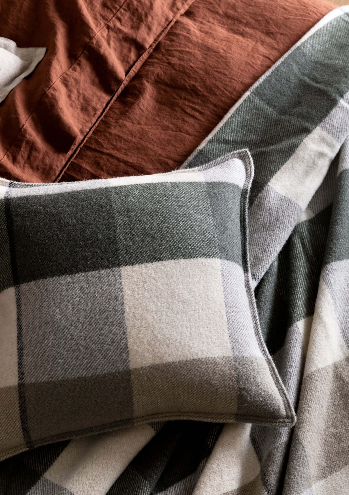 Alby Wool Blanket | Eucalypt