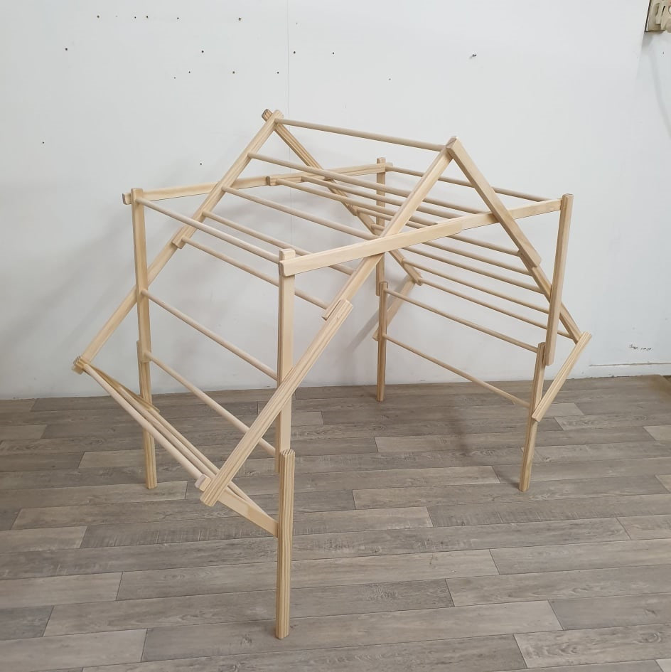 The Baby Grandad | Wooden Clothes Drying Rack