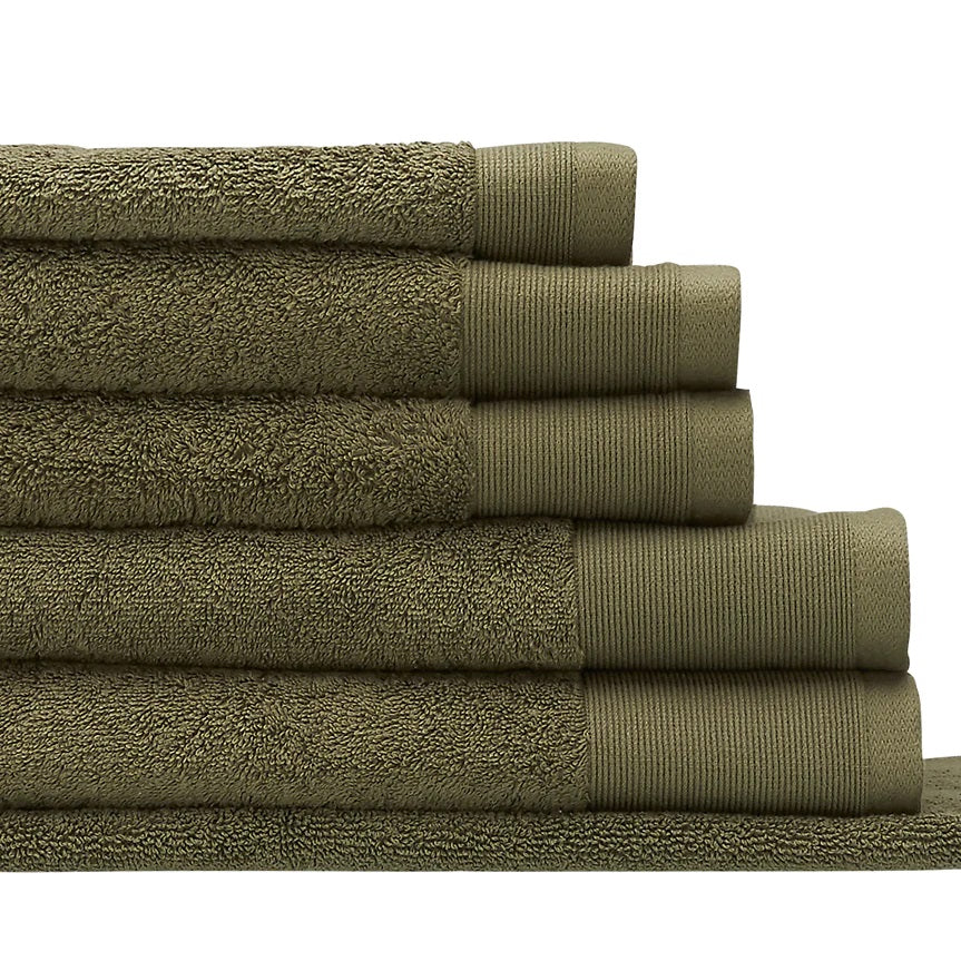 Organic Cotton Towels | Olive