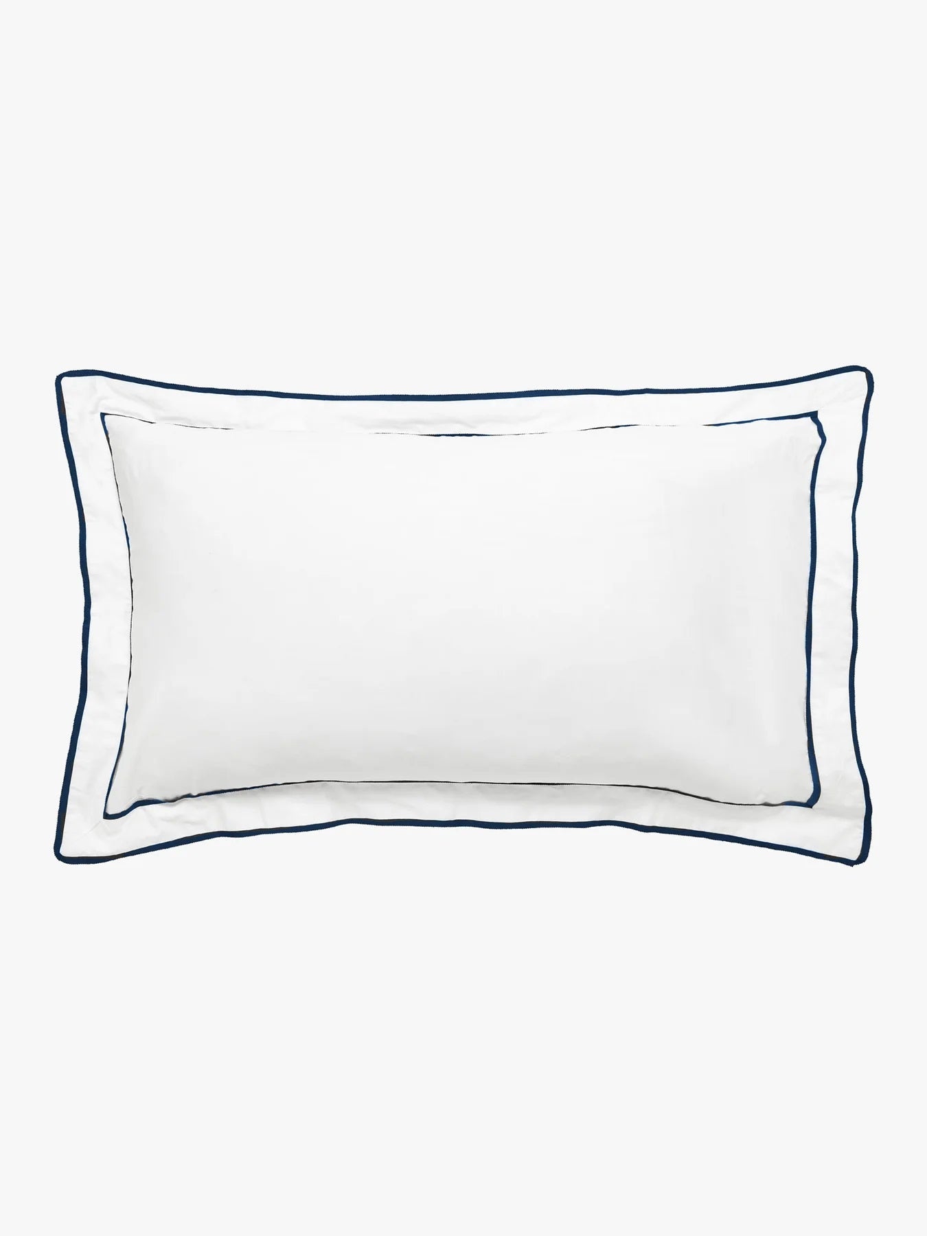 Egyptian Cotton Grosgrain Pillowcases | Navy