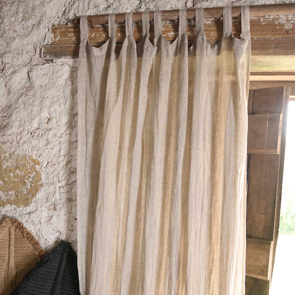 Sheer Linen Curtains | Natural